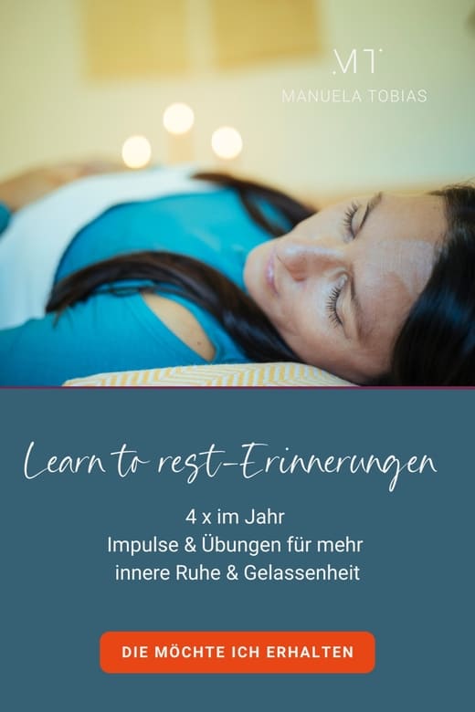 Learn to rest-Erinnerungen für innere ruhe